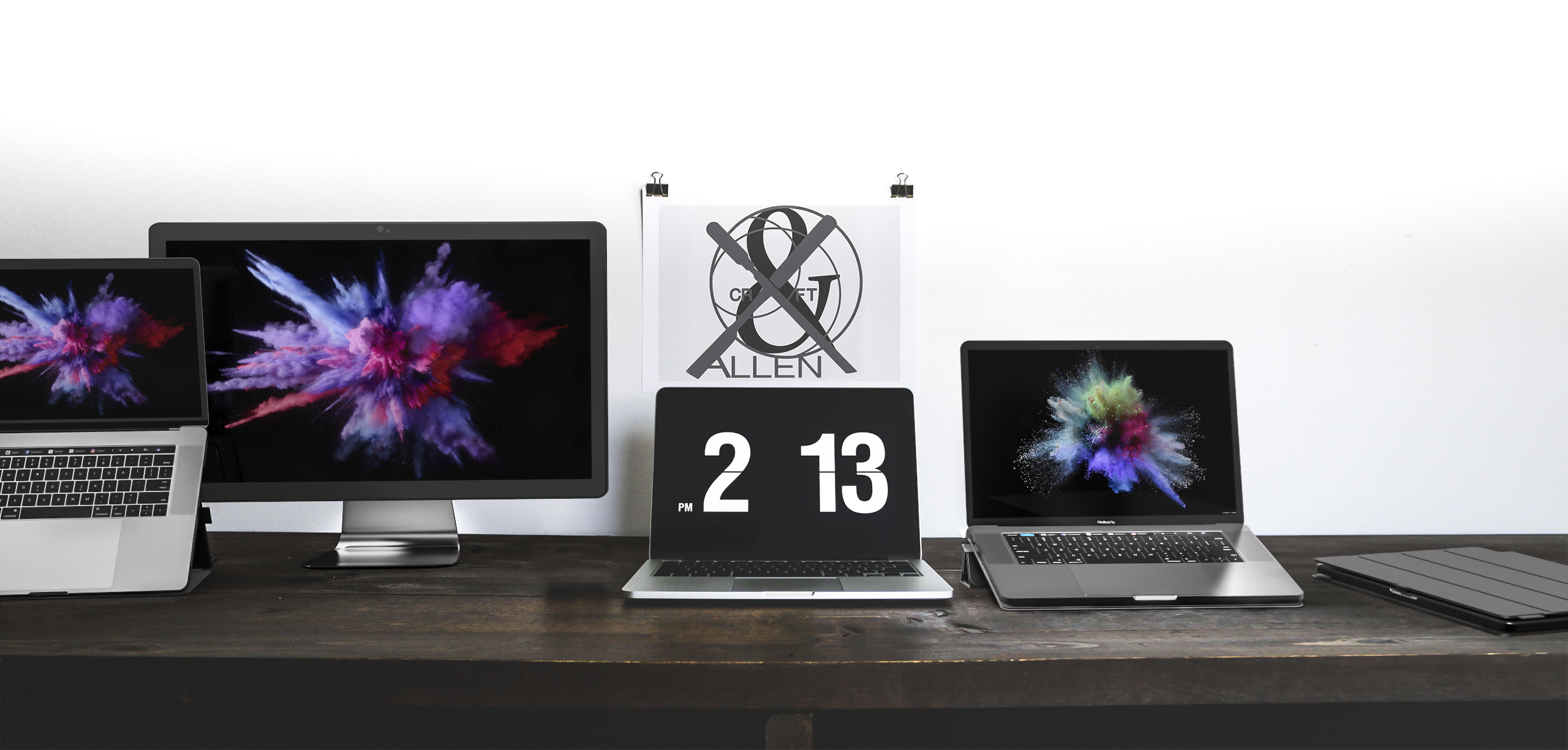 rustic table the scene